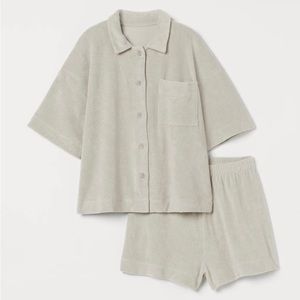 H&M Terry Cloth Short Set